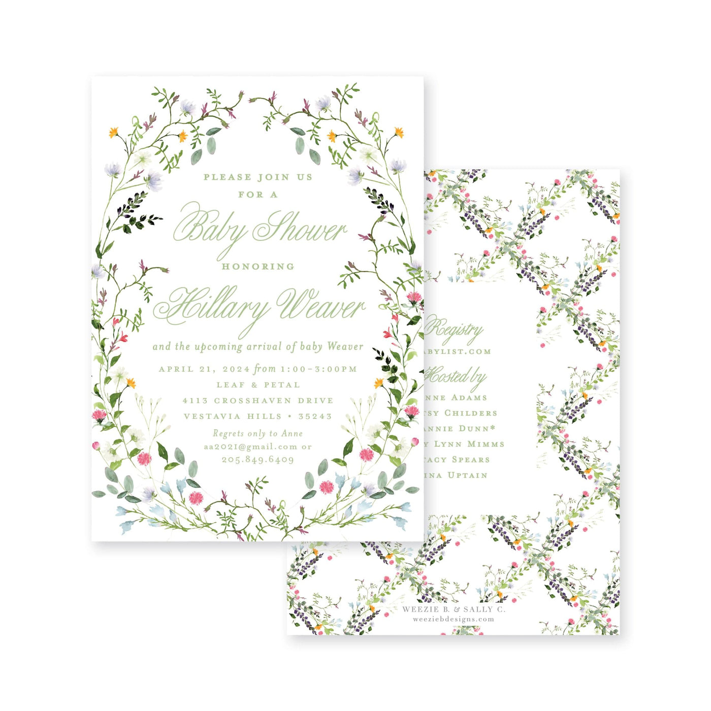 Wild Flower Baby Shower