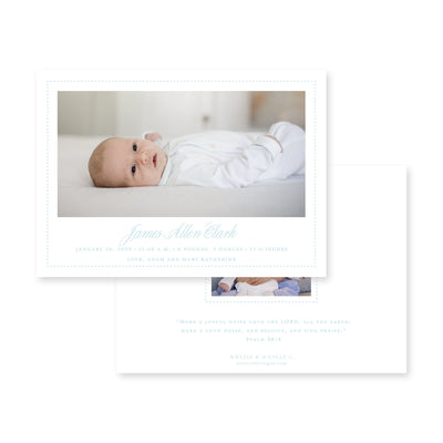 Elegant Birth Announcement
