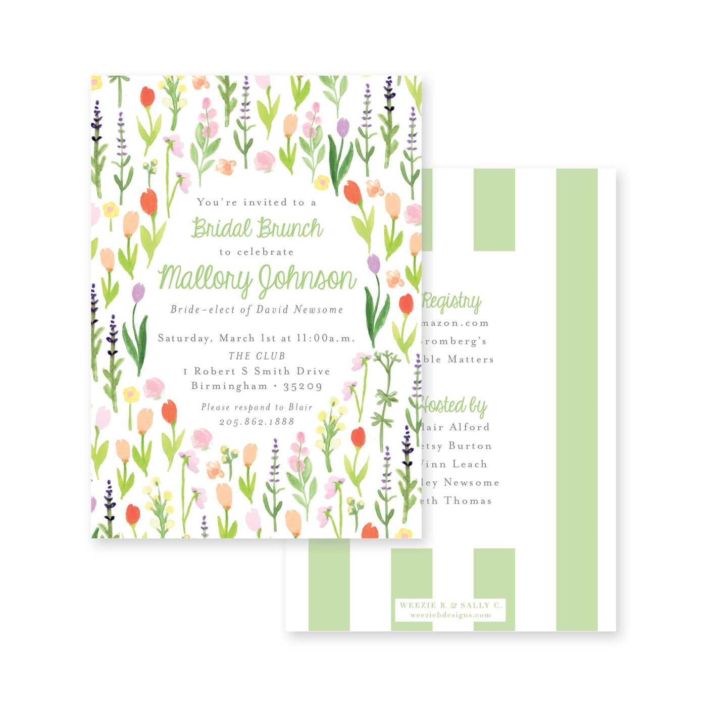 Bright Flower Garden Bridal Shower