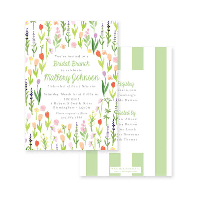 Bright Flower Garden Bridal Shower