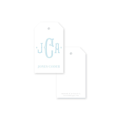 Classic Monogram Gift Tag