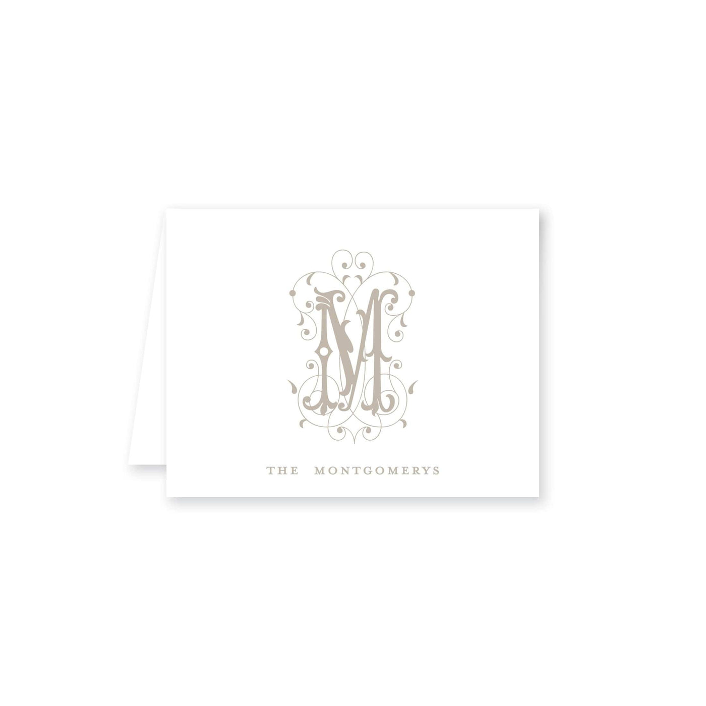 Fanciful Folded Note Card