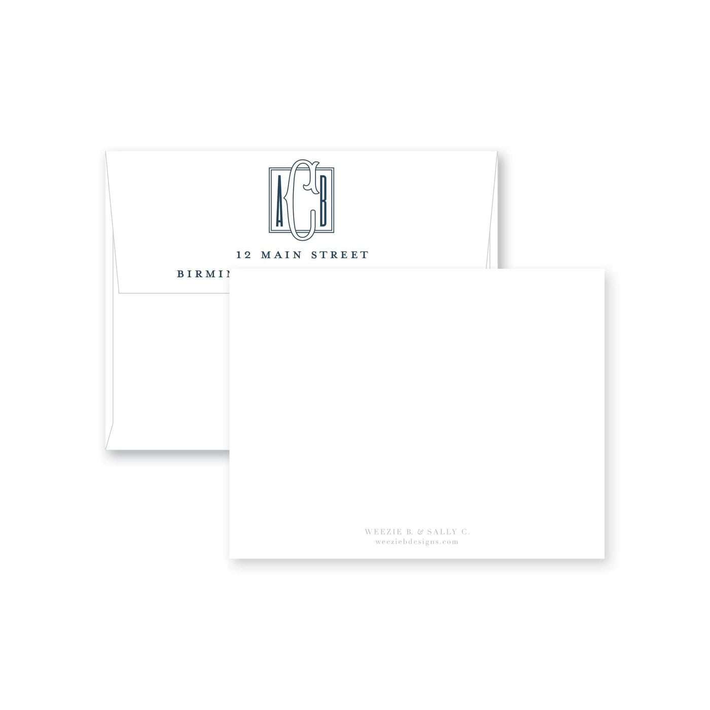 Fishtail Box Flat Note Card