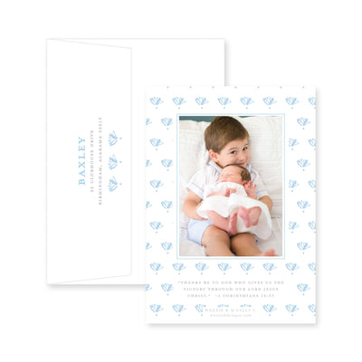 French Border Birth Announcement