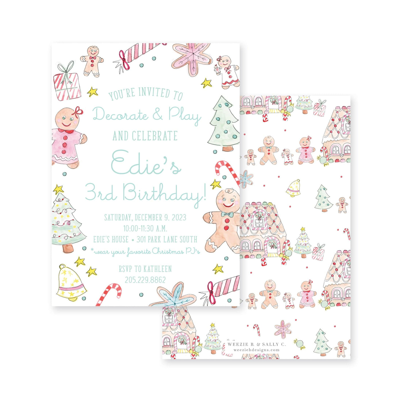 Gingerbread Icons Cookies Christmas Birthday