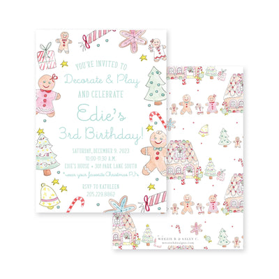 Gingerbread Icons Cookies Christmas Birthday