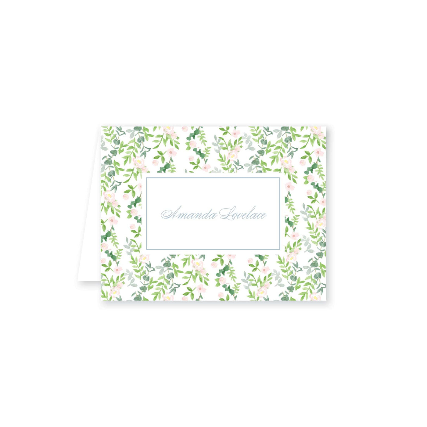 Floral Garden Folded Note Card