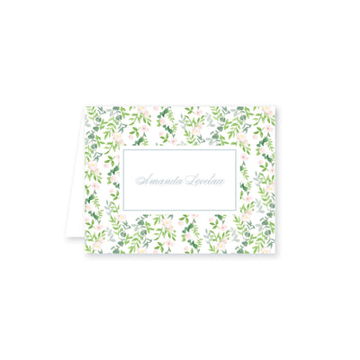 Floral Garden Folded Note Card