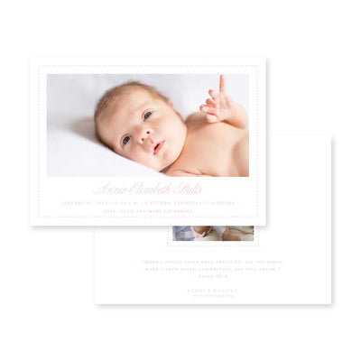 Elegant Birth Announcement