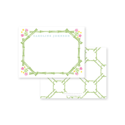 Palm Trellis Flat Note Card