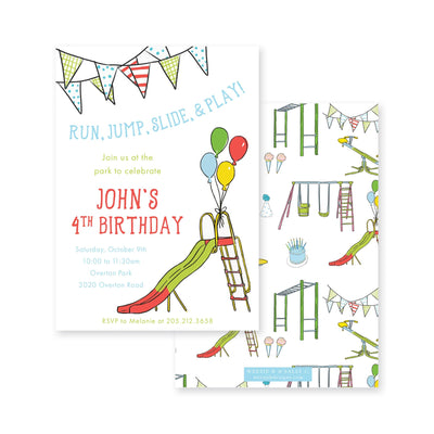 Celebrate at the Park Playground Birthday