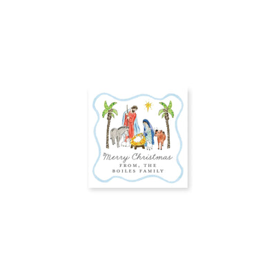 Holy Family Nativity Christmas Gift Stickers