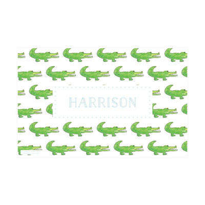 Alligator Watercolor Placemat