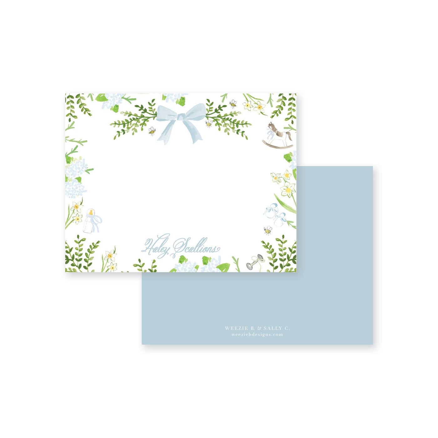 Baby Garden Flat Note Card