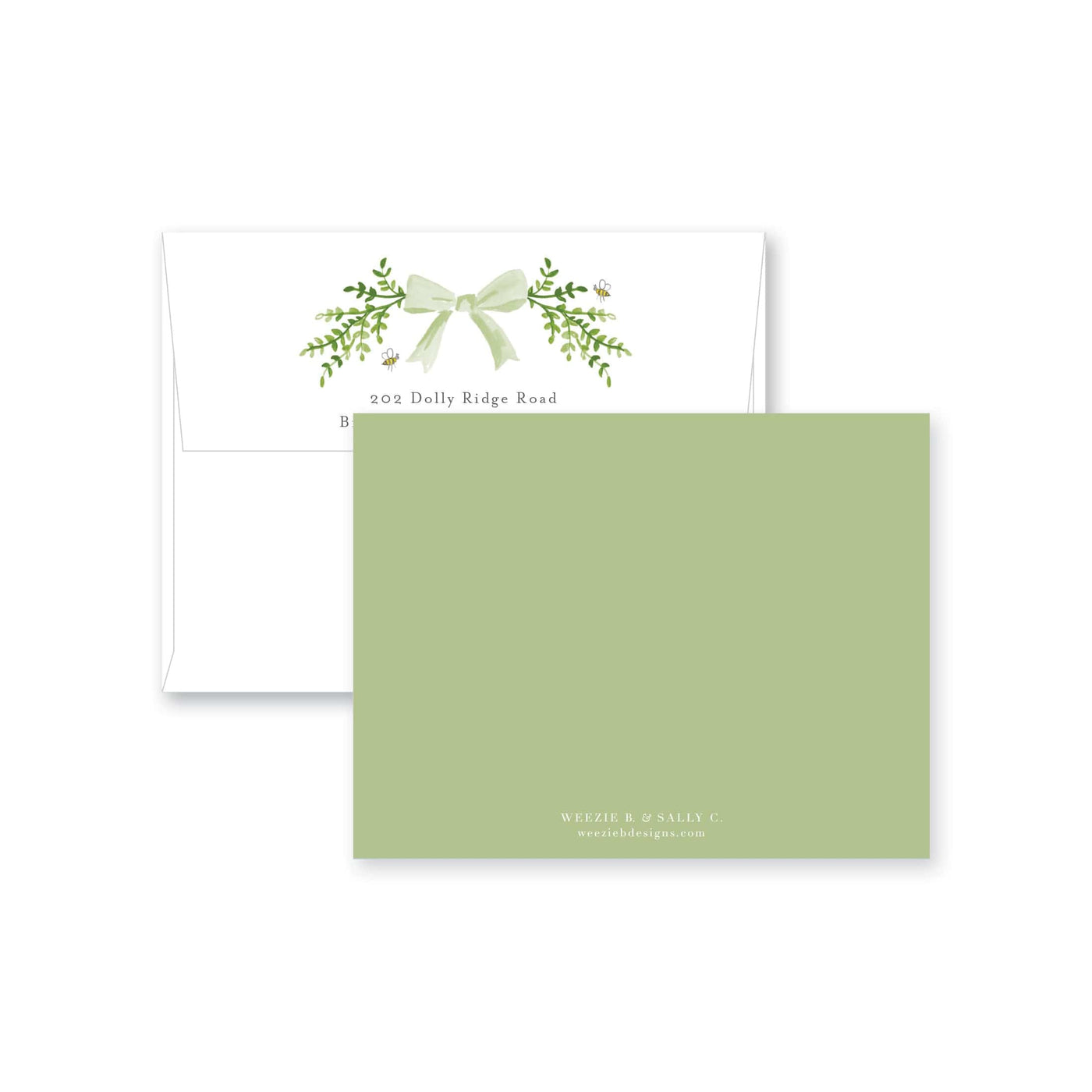 Baby Garden Flat Note Card