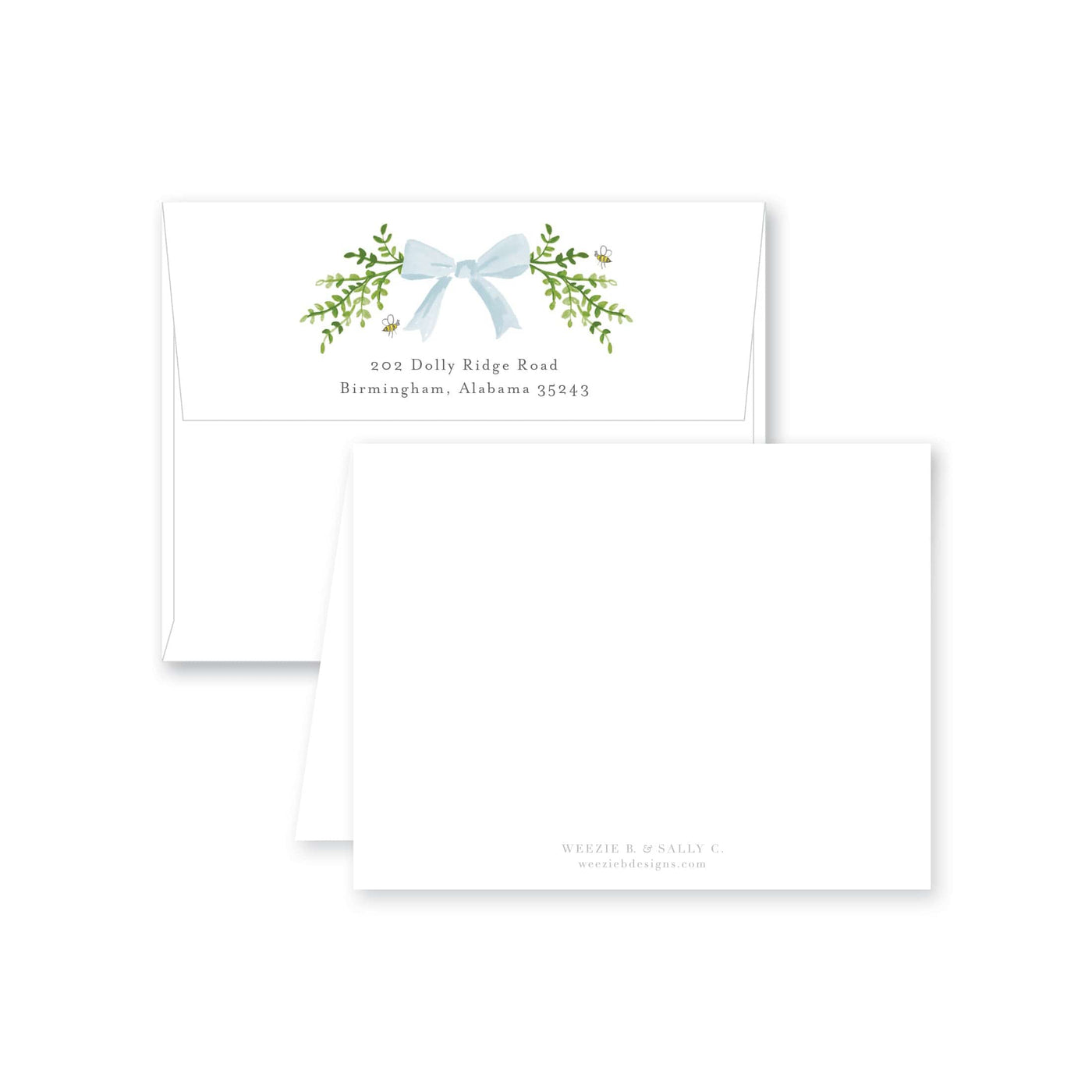 Baby Garden Folded Note Card