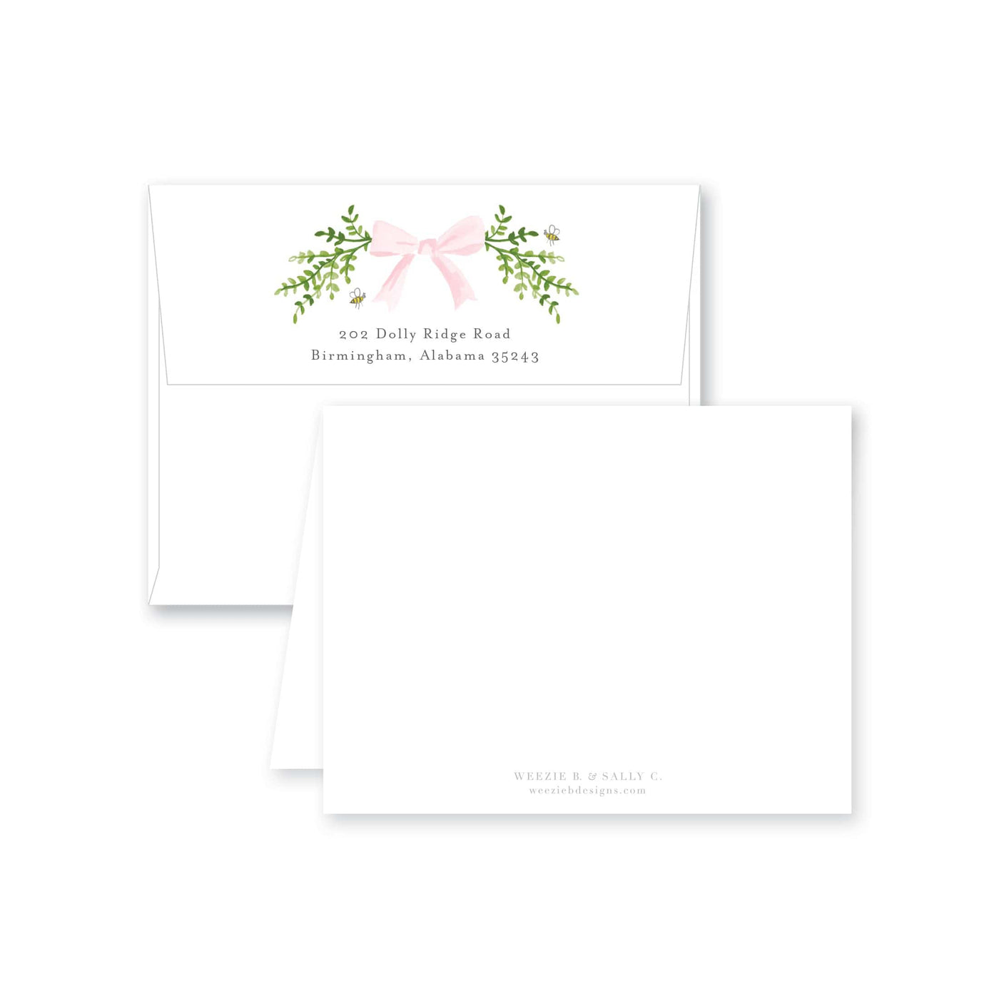 Baby Garden Folded Note Card