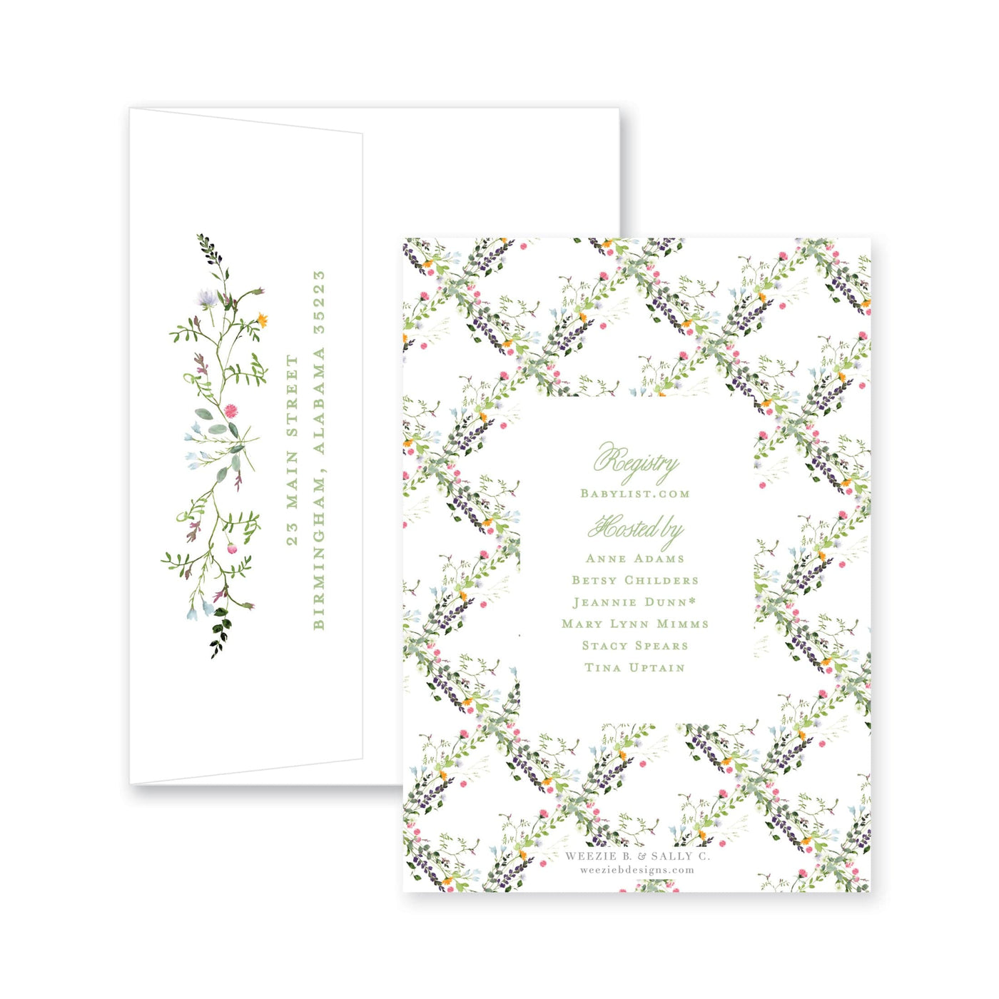 Wild Flower Baby Shower