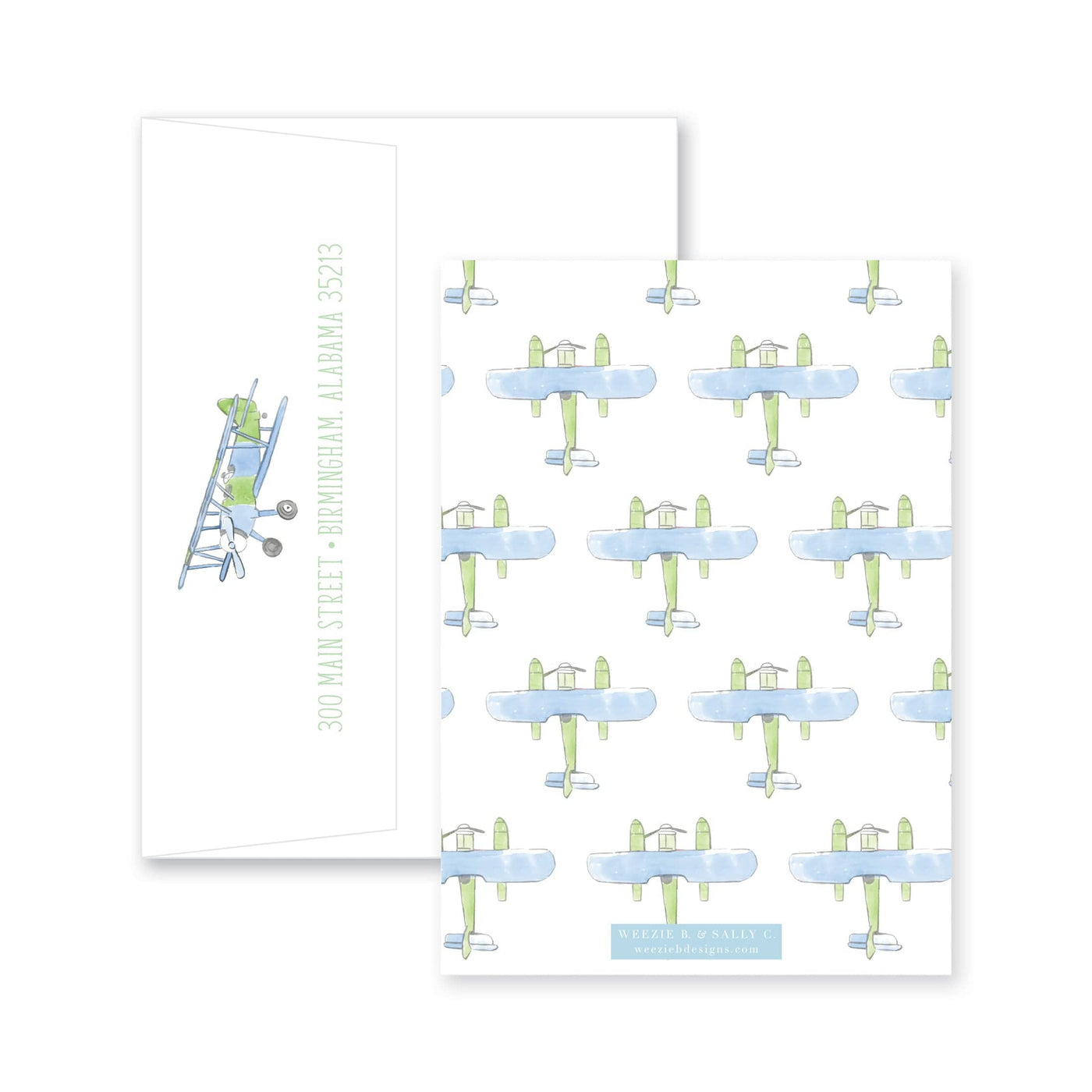Biplane Airplane Birthday