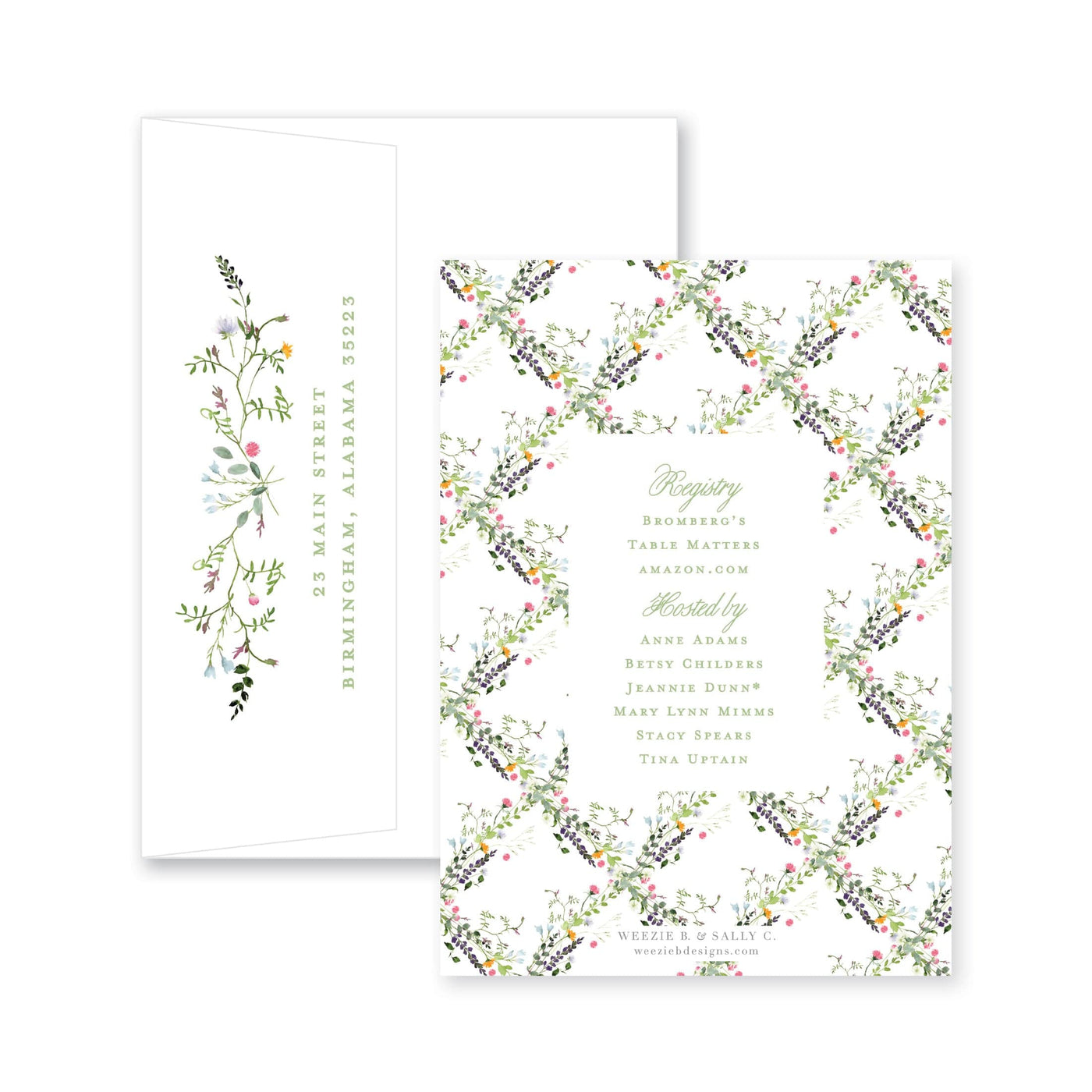 Wild Flower Bridal Shower