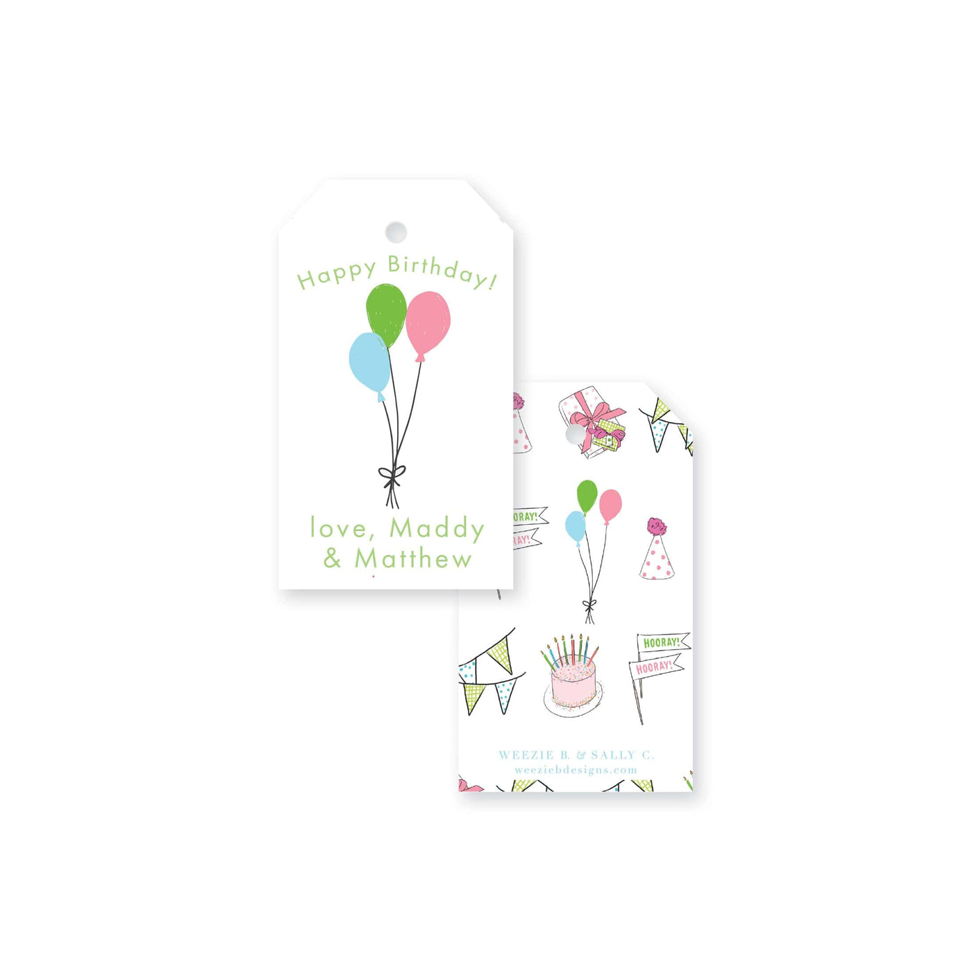 Celebrate Good Times Gift Tag