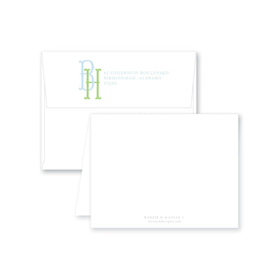 Fab Fishtail Folded Note Card