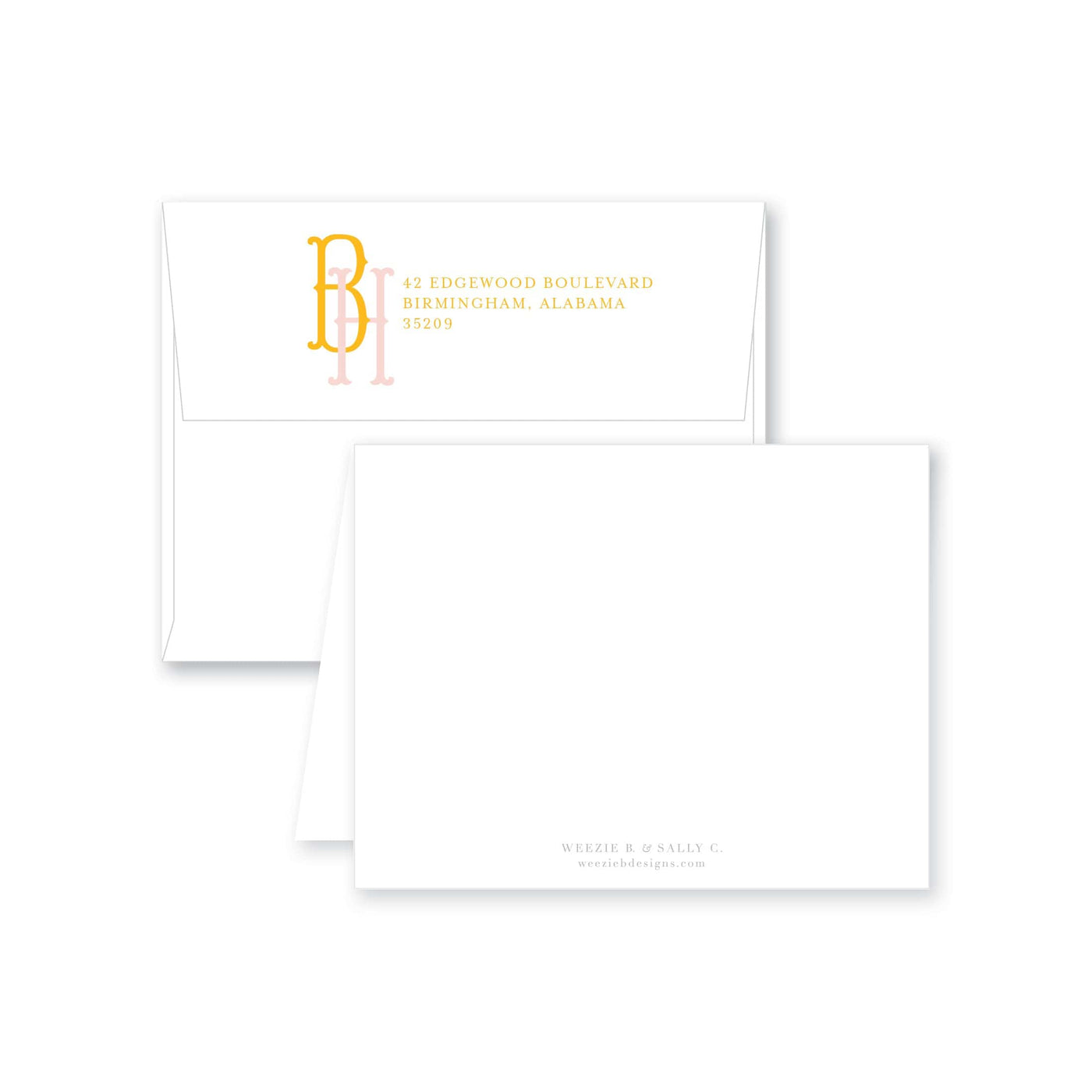 Fab Fishtail Folded Note Card