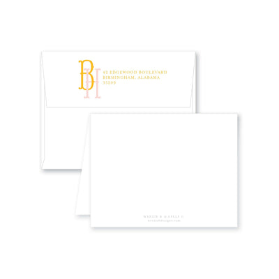 Fab Fishtail Folded Note Card