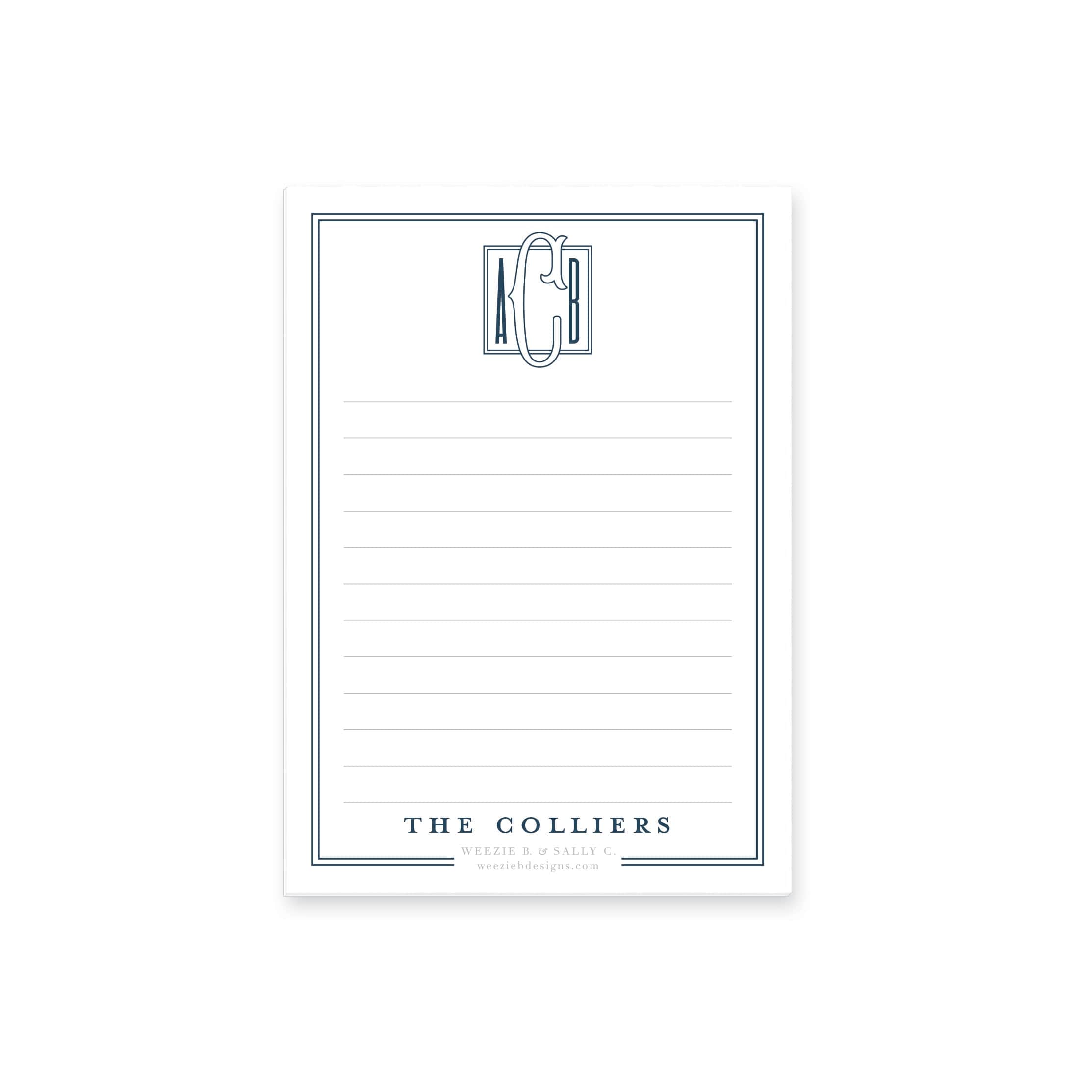 Fishtail Box Notepad – Weezie B. Studio