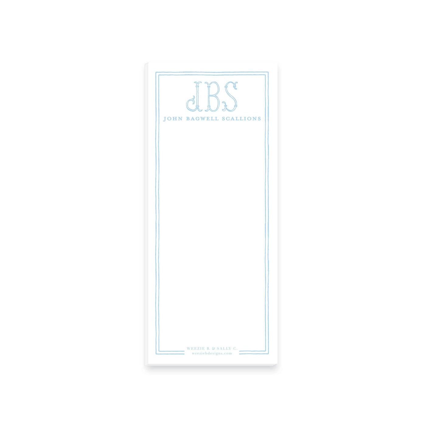 Fishtail Handcut Notepad