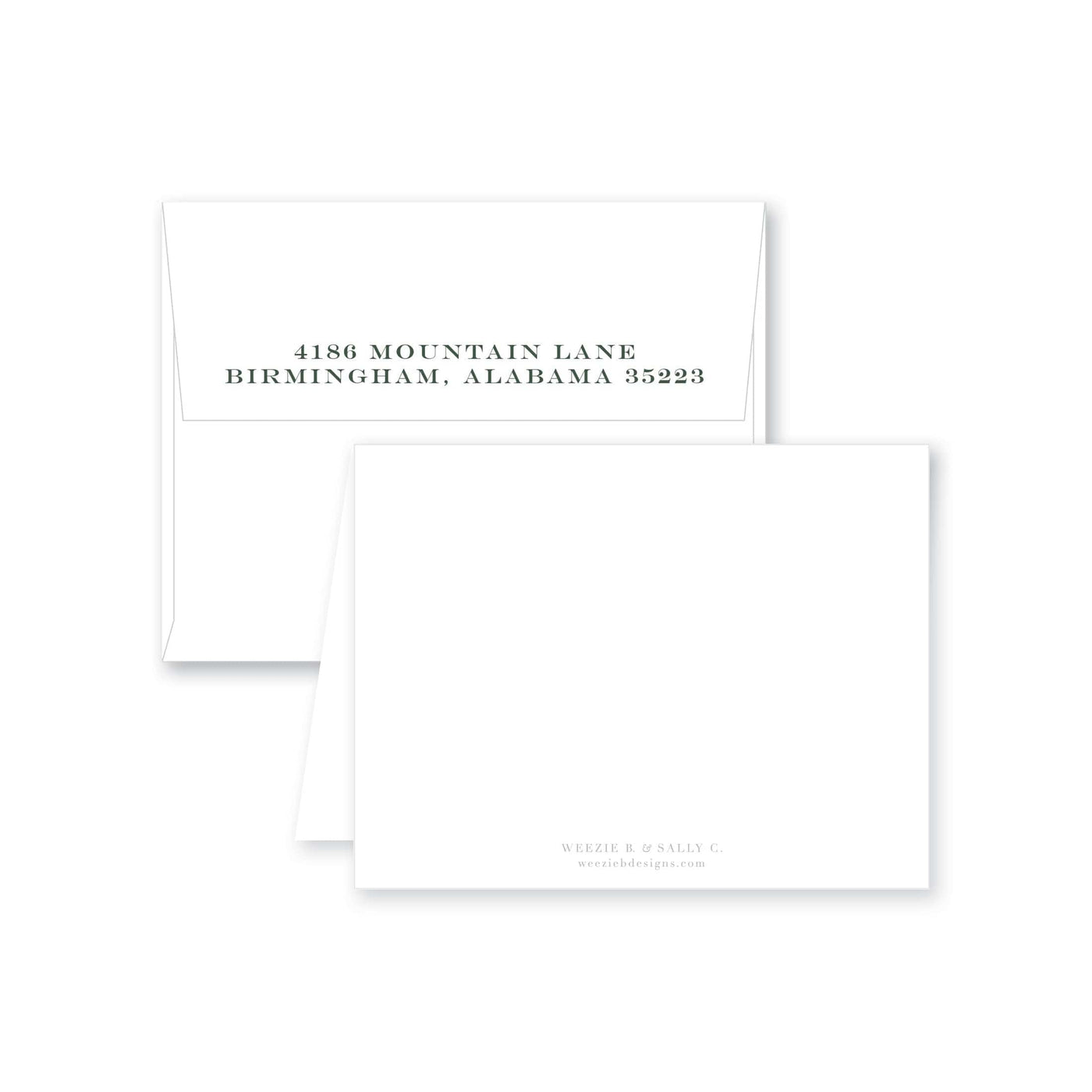 Flying Mallard Folded Note Card
