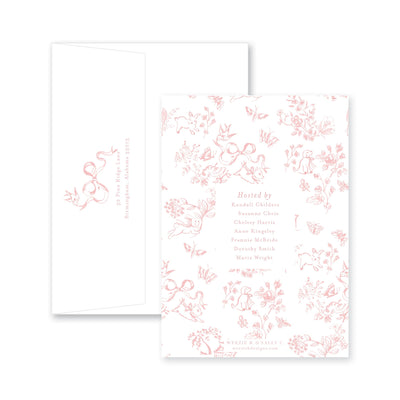 French Baby Toile Baby Shower