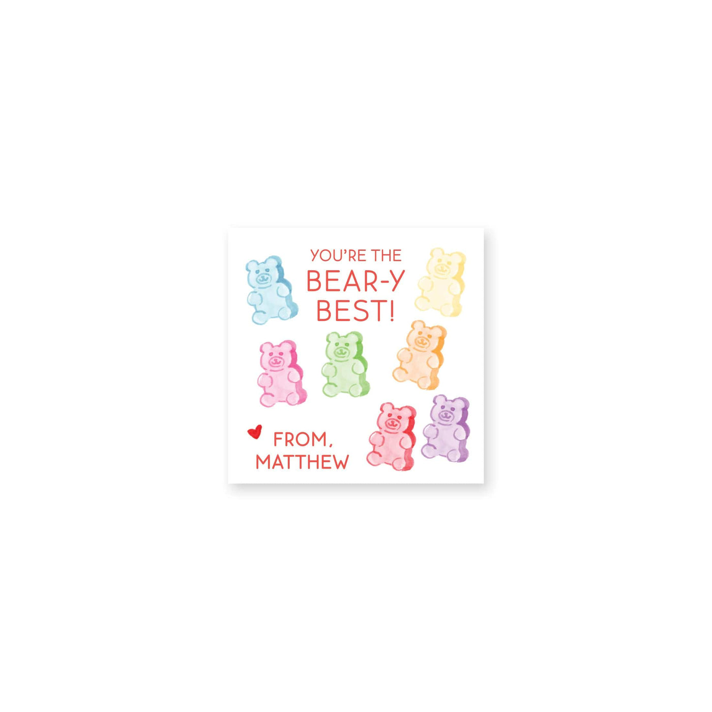 Gummy Bear Valentine
