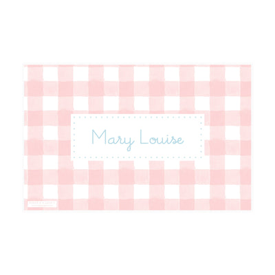 Gingham Party Hats Placemat
