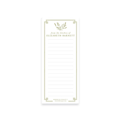 Herb Soirée Notepad