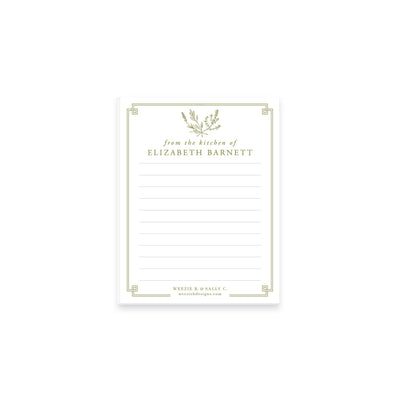 Herb Soirée Notepad