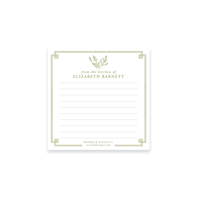 Herb Soirée Notepad