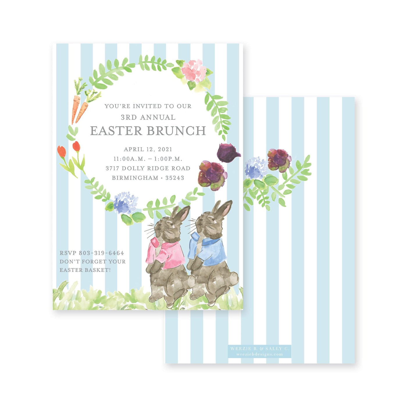 Garden Bunny Birthday