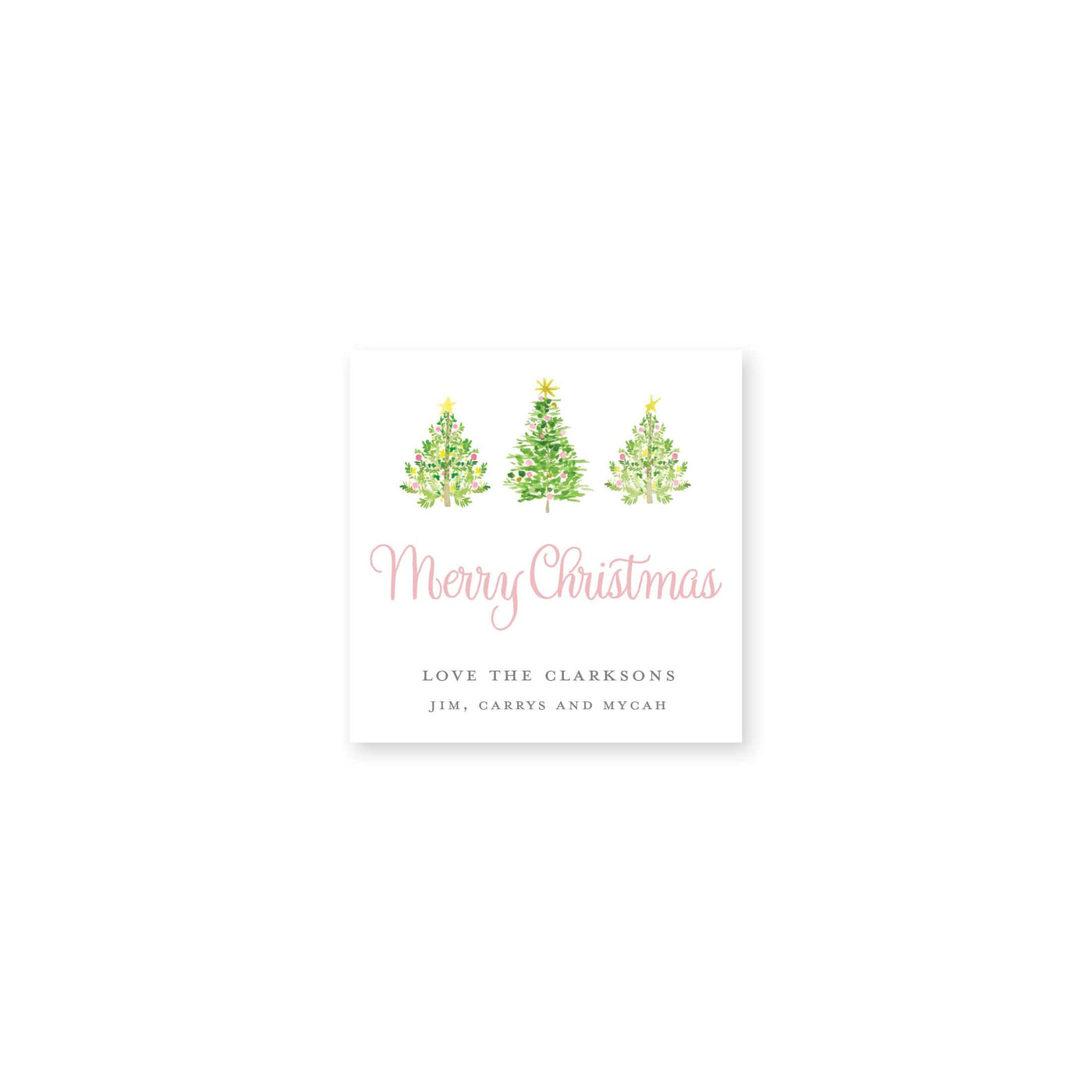 Oh Christmas Tree Christmas Gift Stickers
