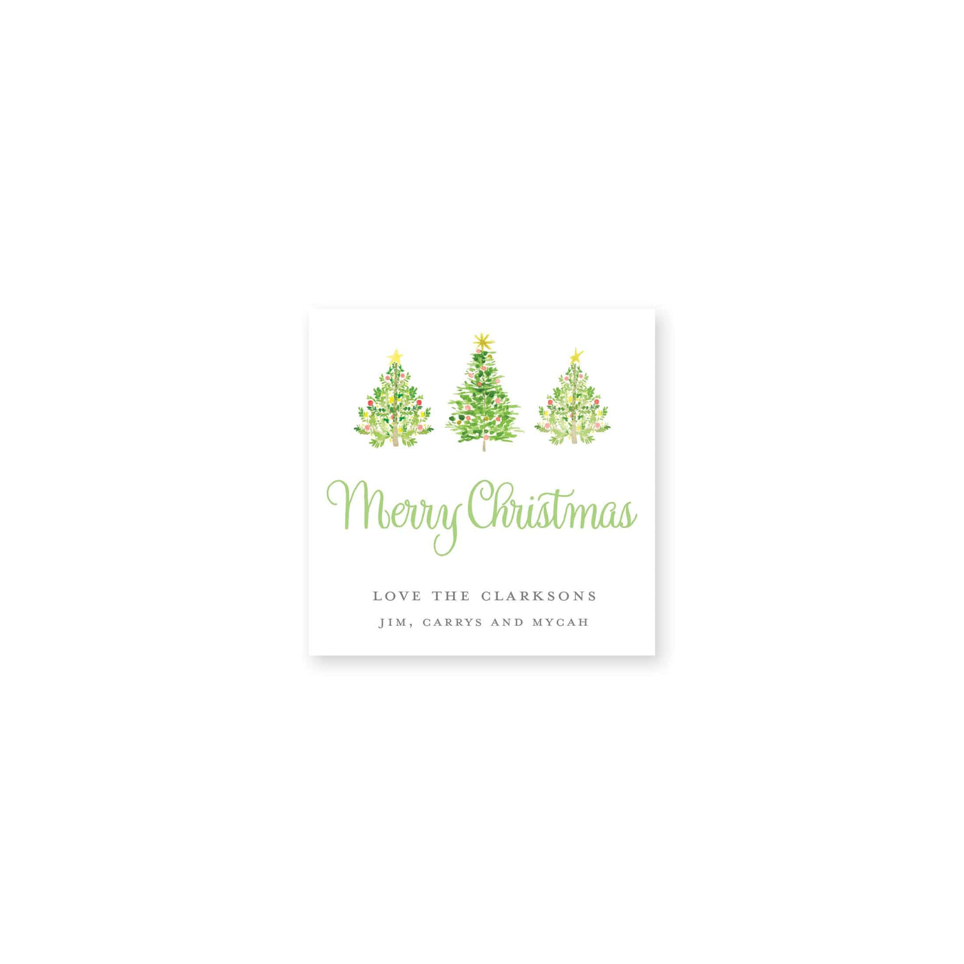 Oh Christmas Tree Christmas Gift Stickers