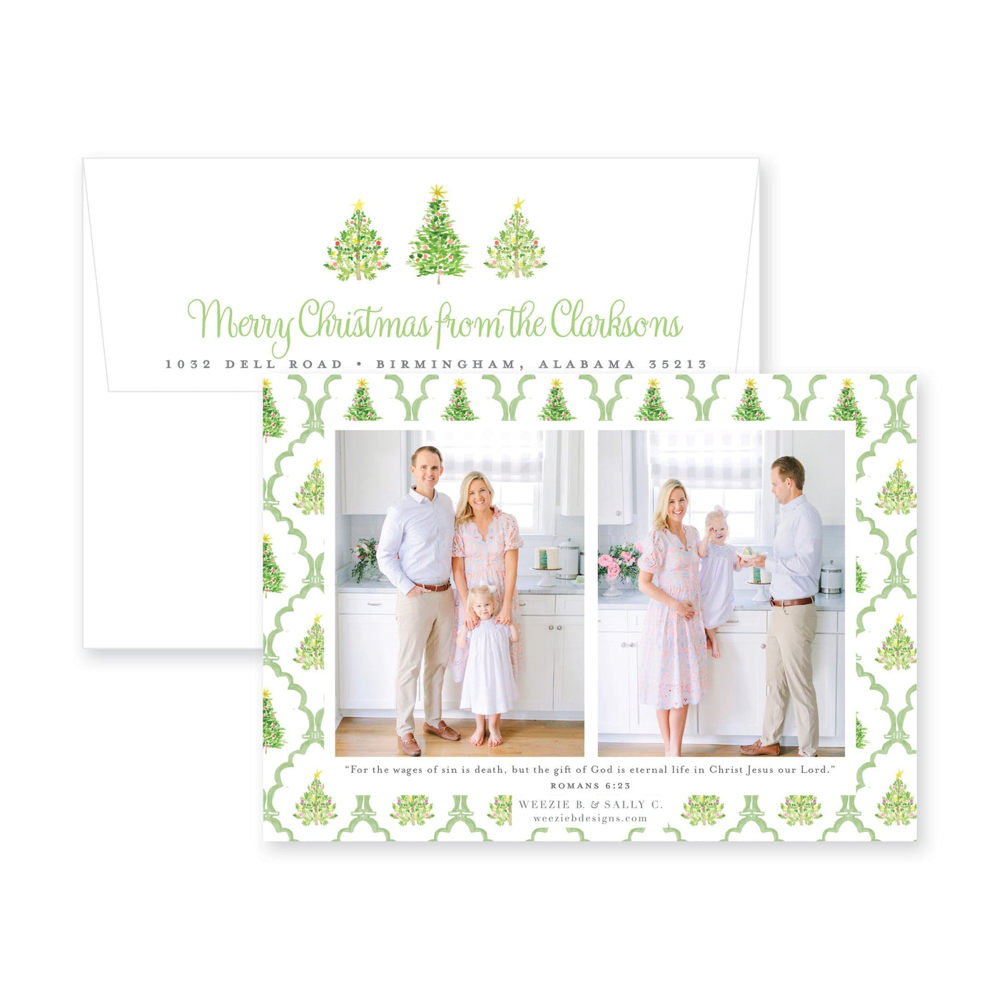 Oh Christmas Tree Horizontal Christmas Card