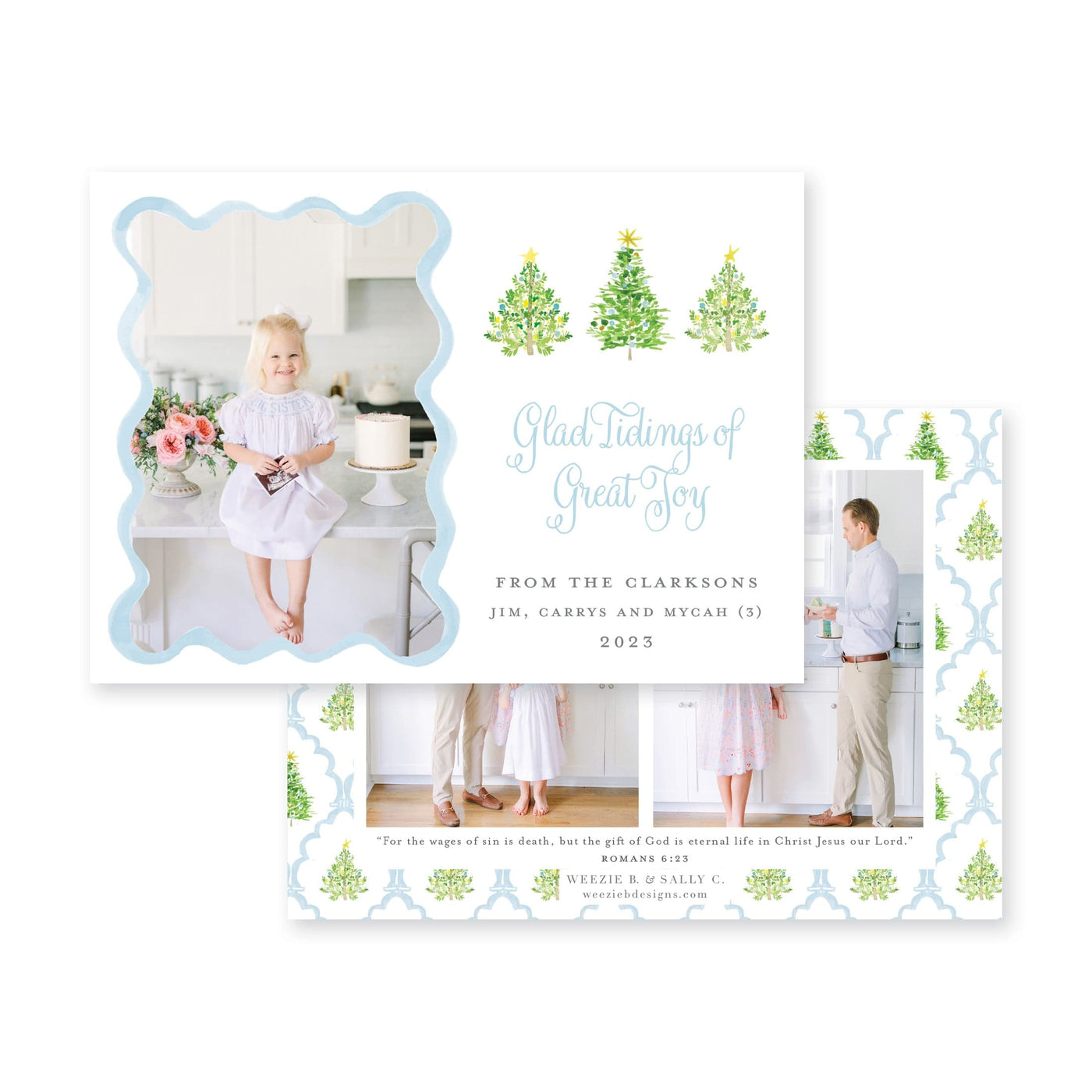 Oh Christmas Tree Horizontal Christmas Card