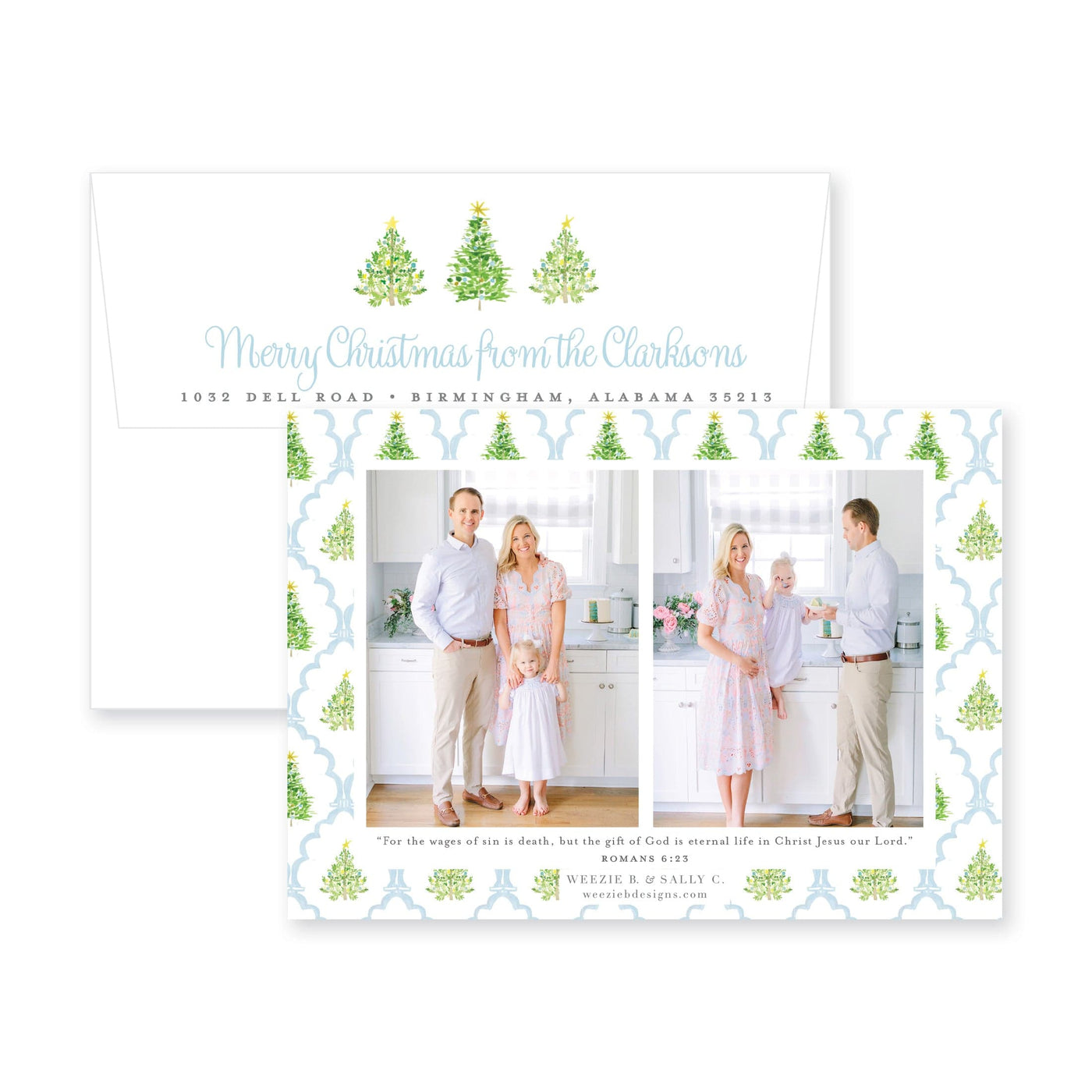 Oh Christmas Tree Horizontal Christmas Card