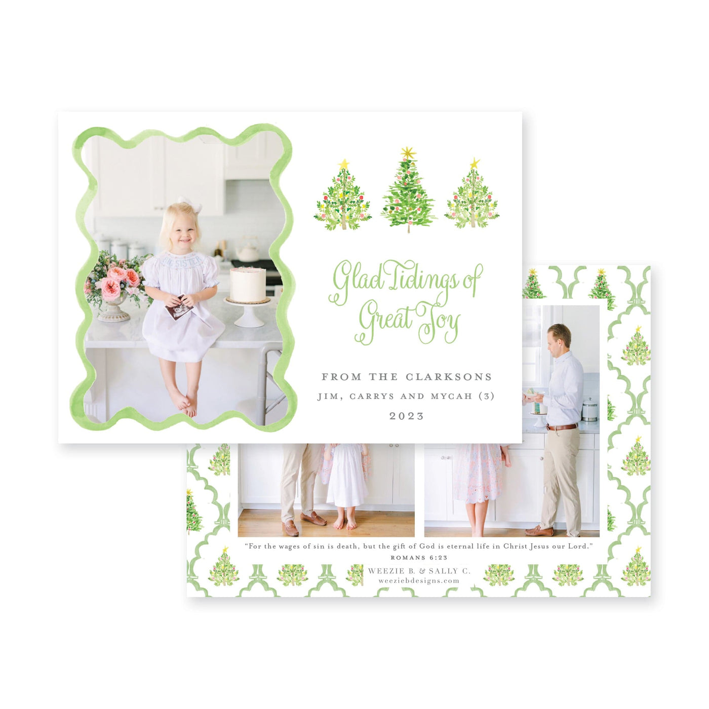 Oh Christmas Tree Horizontal Christmas Card