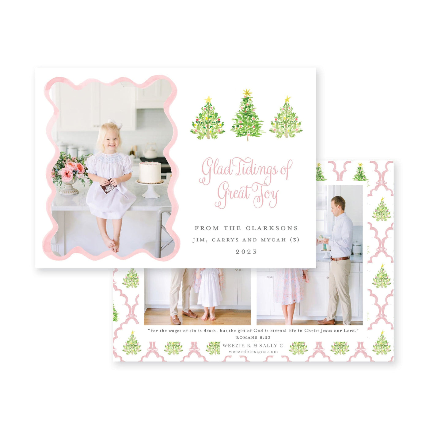 Oh Christmas Tree Horizontal Christmas Card