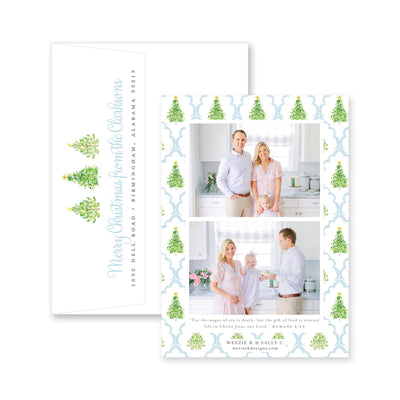 Oh Christmas Tree Vertical Christmas Card