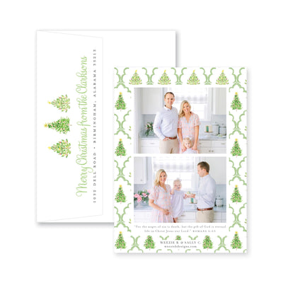 Oh Christmas Tree Vertical Christmas Card