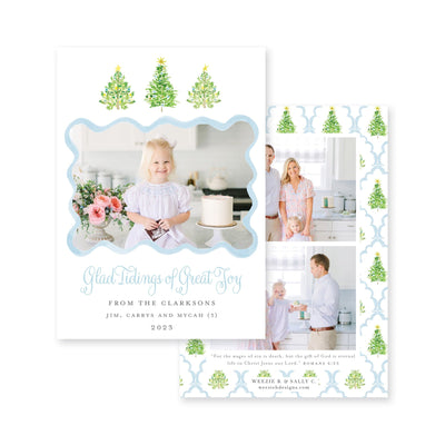 Oh Christmas Tree Vertical Christmas Card