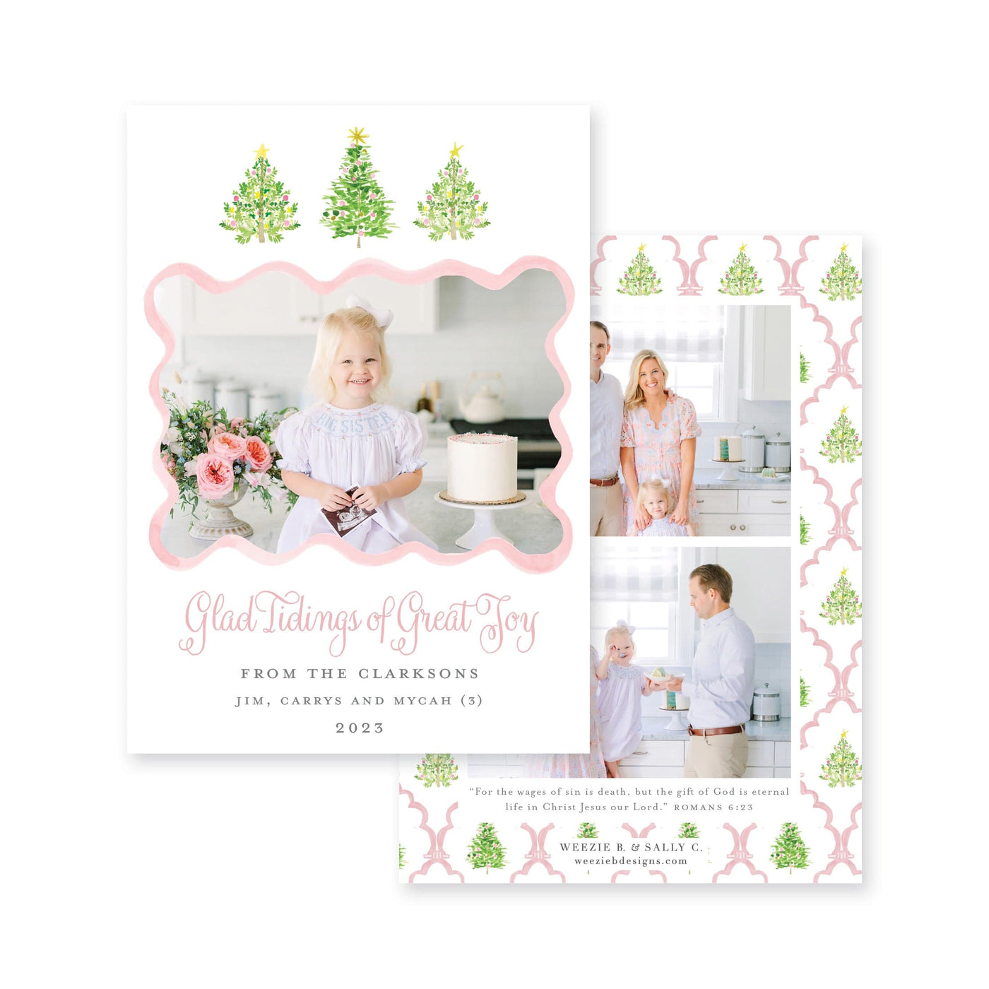 Oh Christmas Tree Vertical Christmas Card