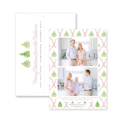 Oh Christmas Tree Vertical Christmas Card